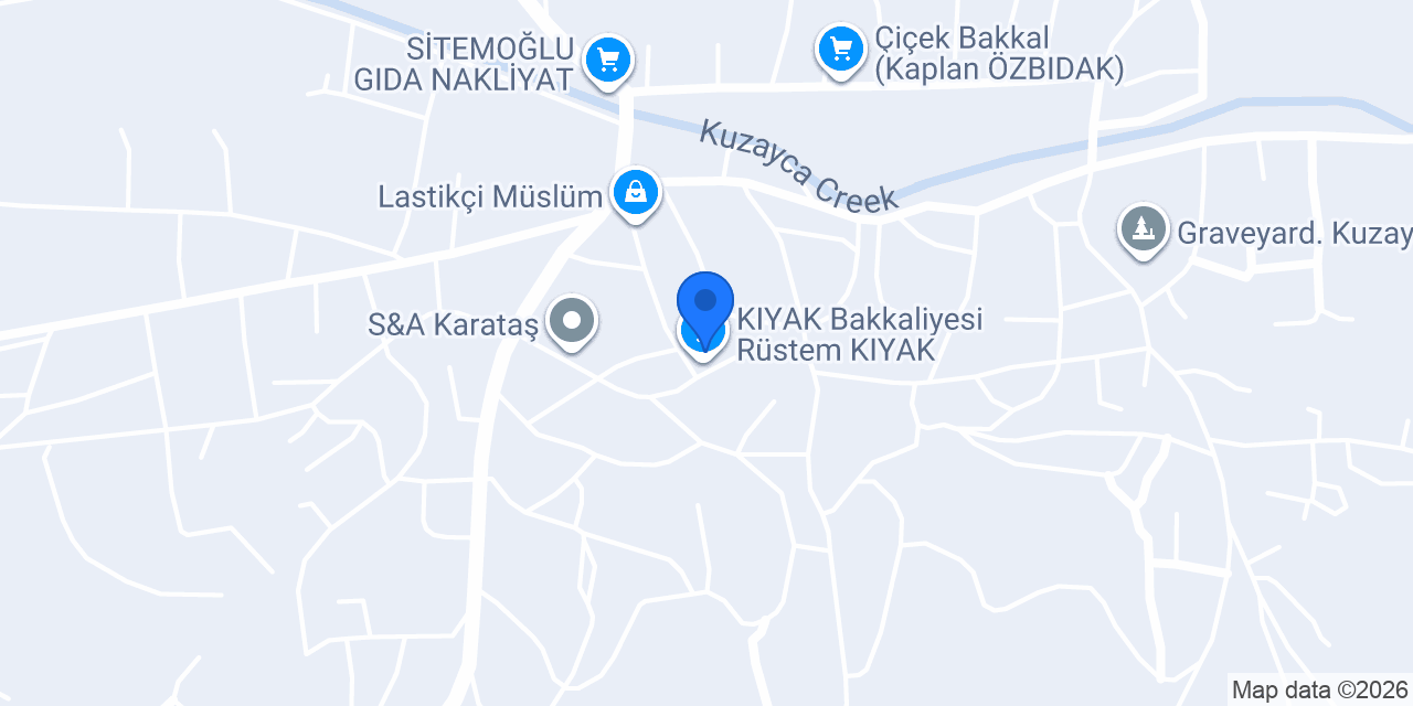 KIYAK Bakkaliyesi Rüstem KIYAK konumu