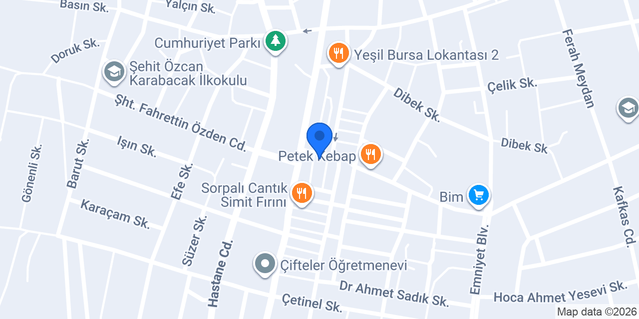 Bahar Köfte konumu
