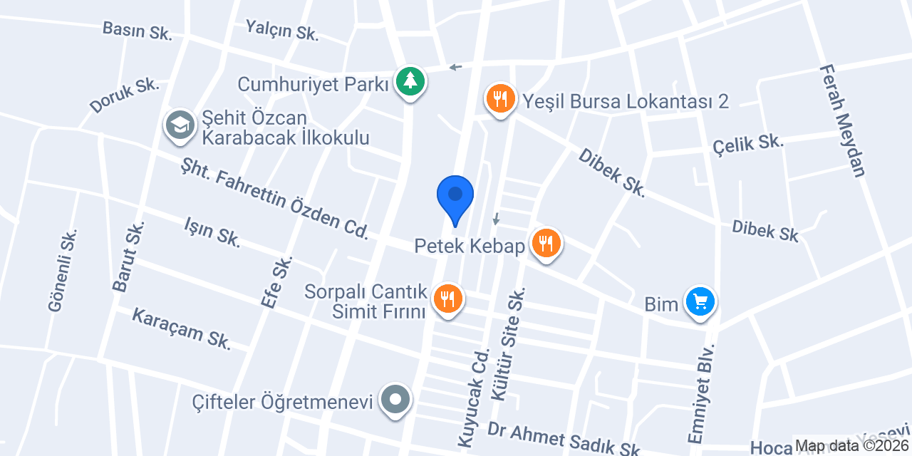 Emek Döner konumu