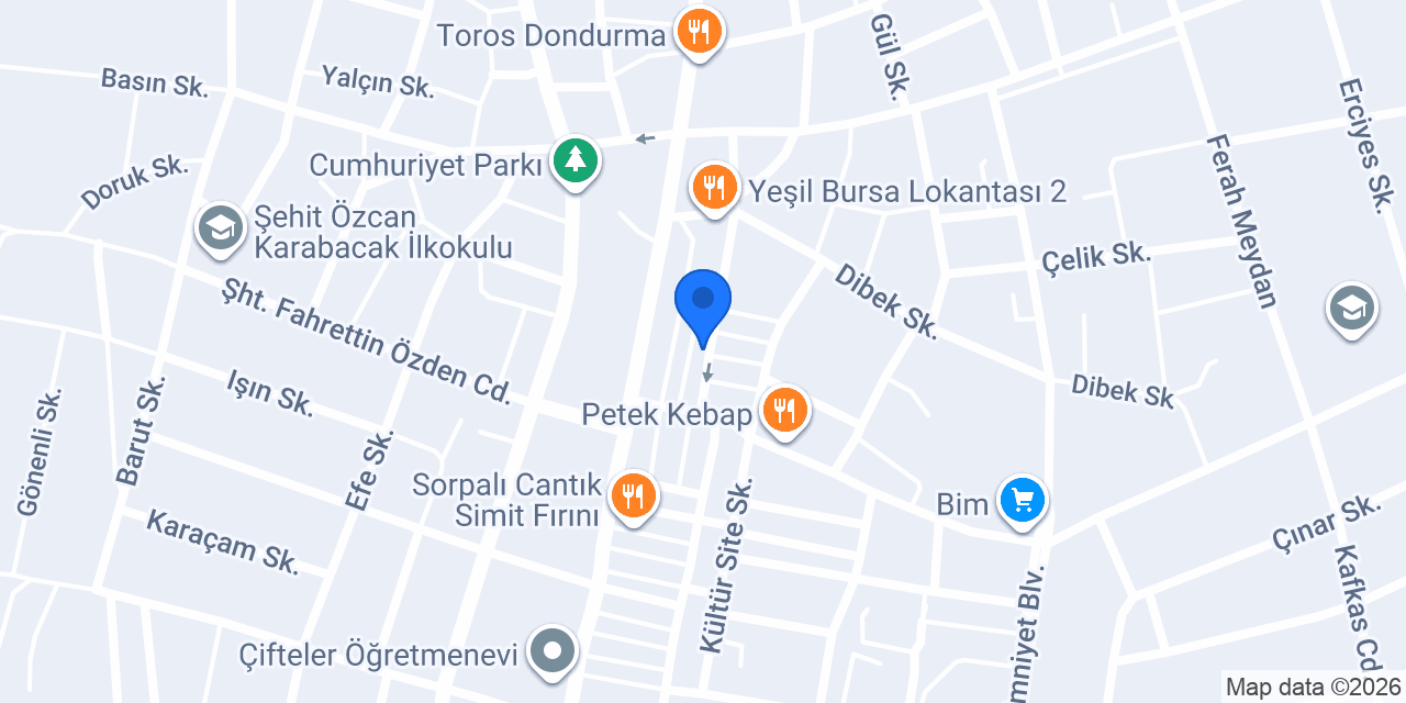 Asya Pide Kebap konumu