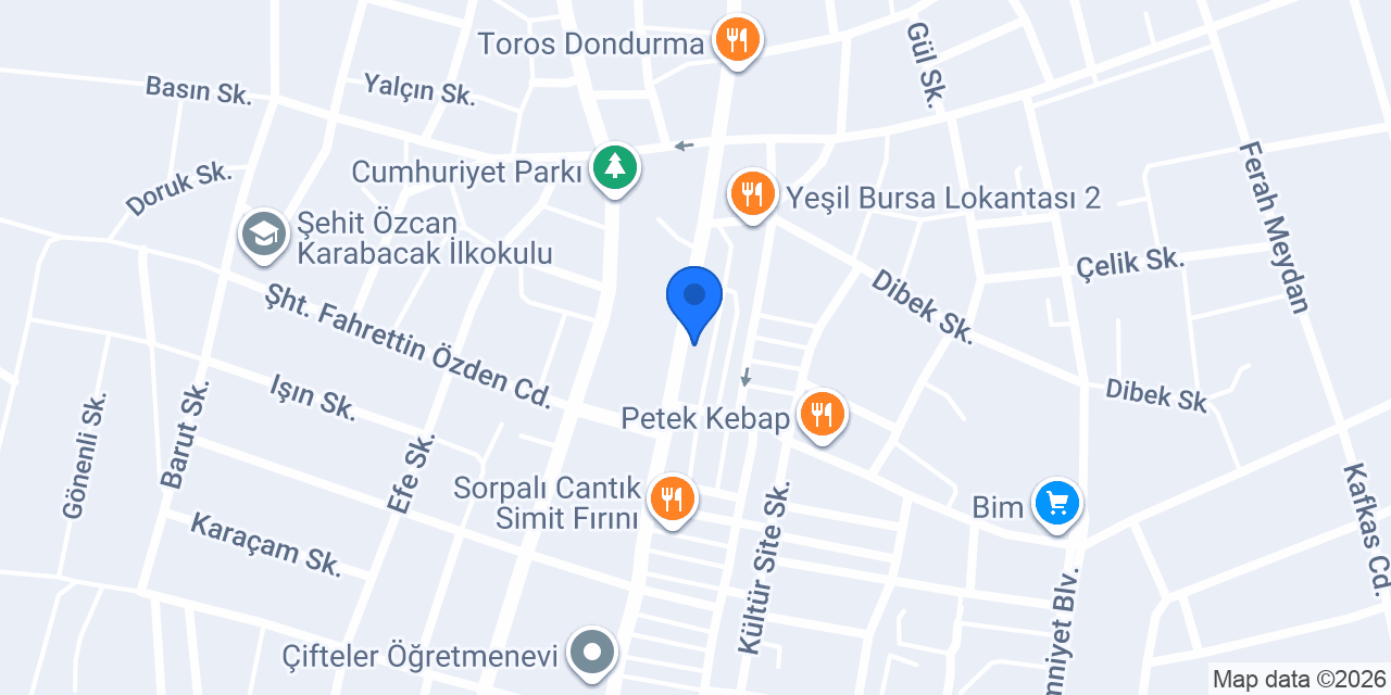 AHEZ KUAFÖR SALONU konumu