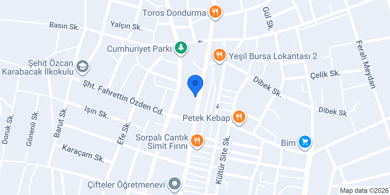 Çifteler Kaymakamlığı konumu