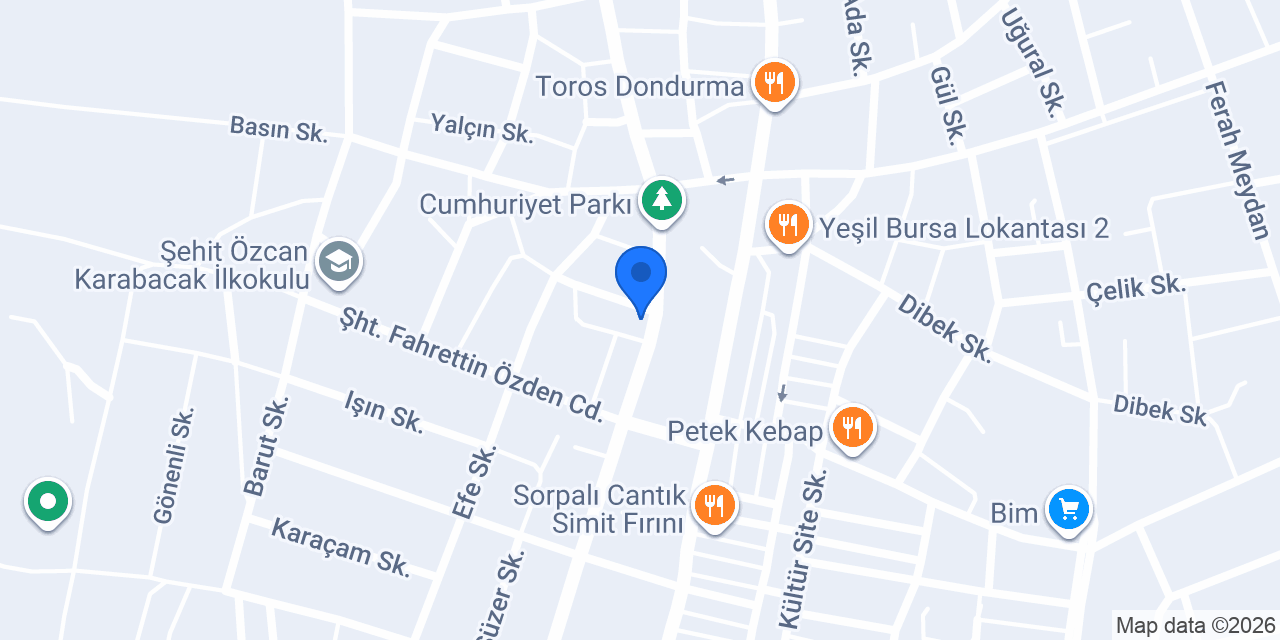 Komagene Etsiz Çiğ Köfte konumu