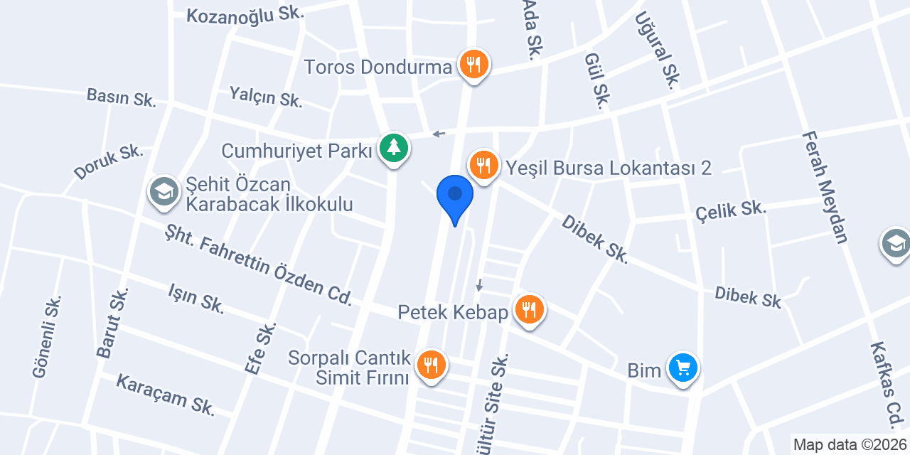 Emek Et Mangal konumu