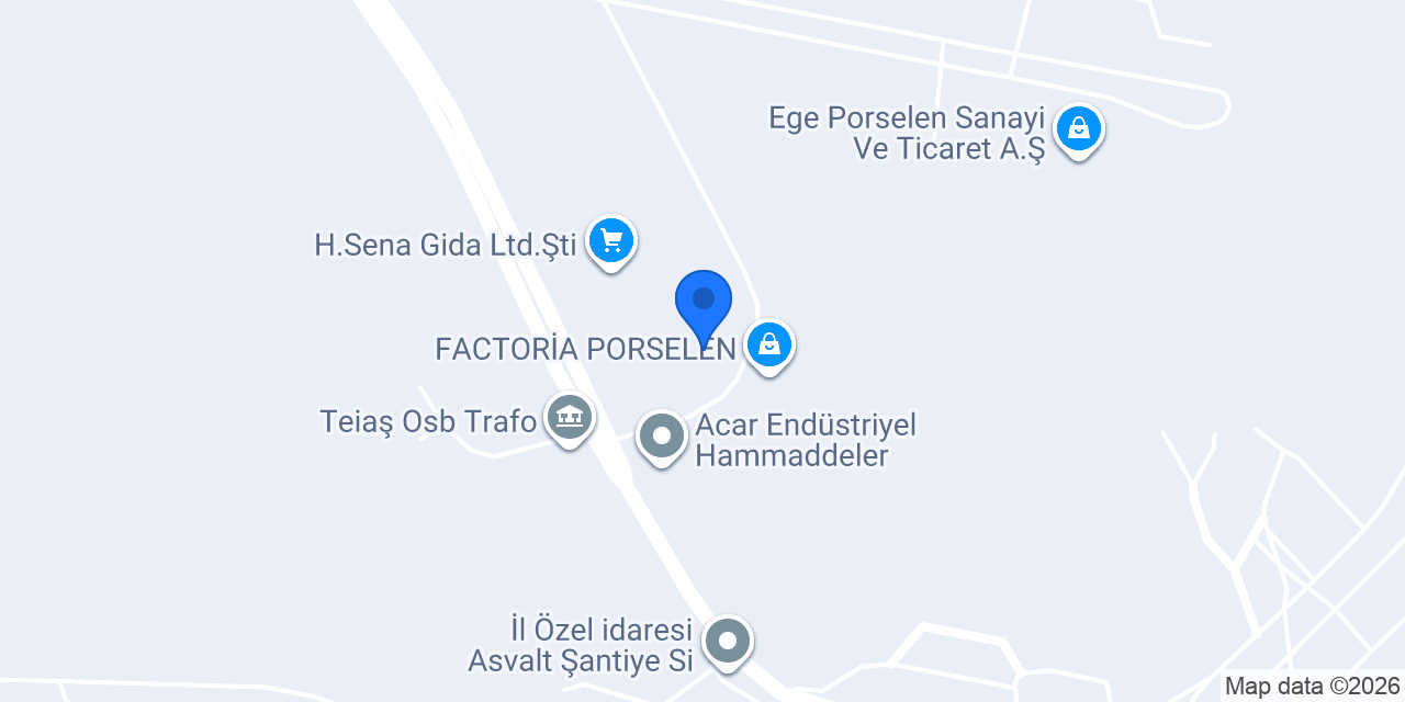 Kütahya Ege Yıldız Kimya konumu