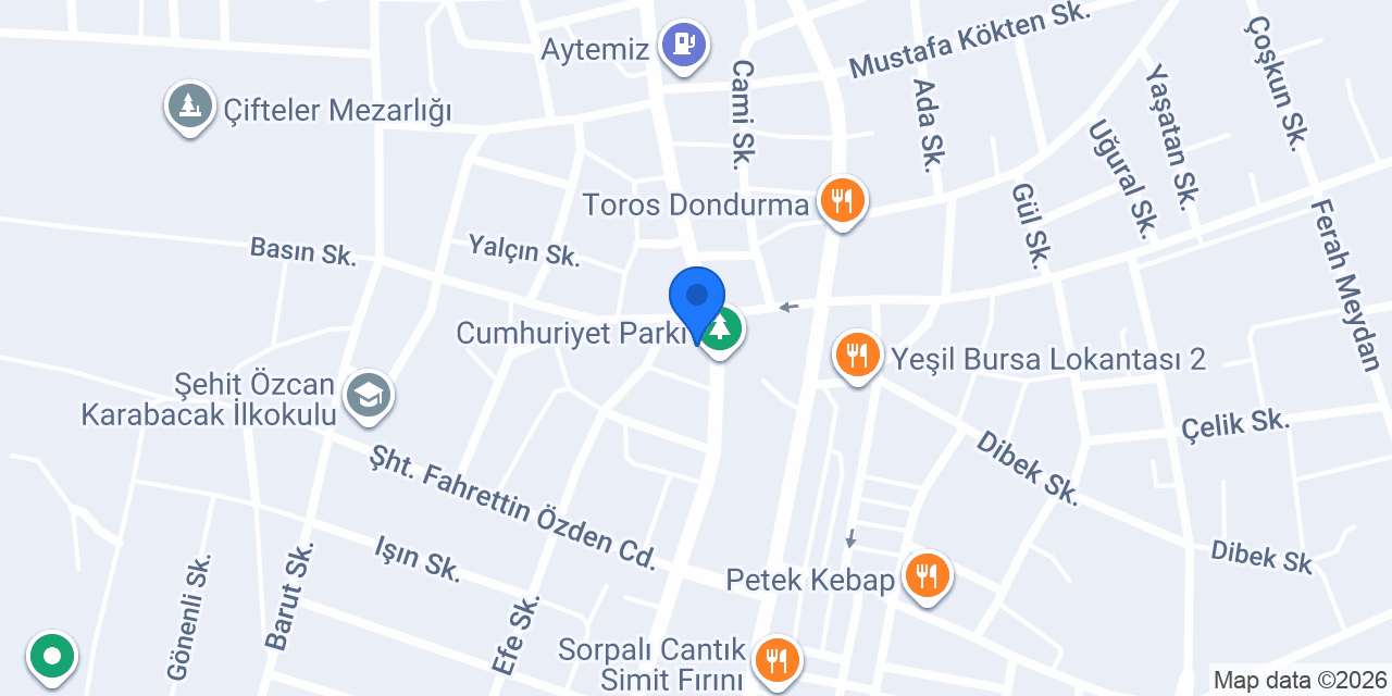 Çifteler Belediyesi konumu