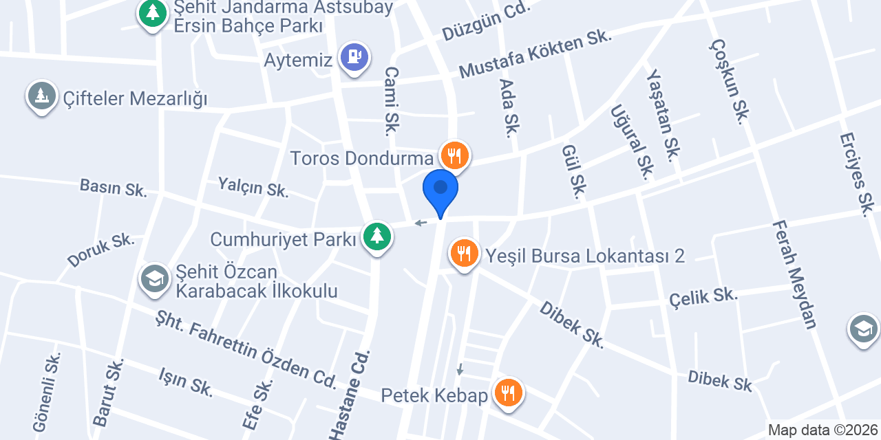 Bozlar Ticaret konumu