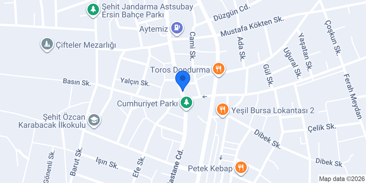 Aygaz Tüp Bayisi konumu