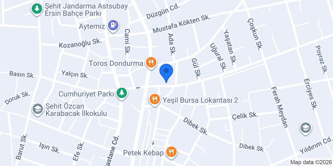 Derya Bilgisayar konumu