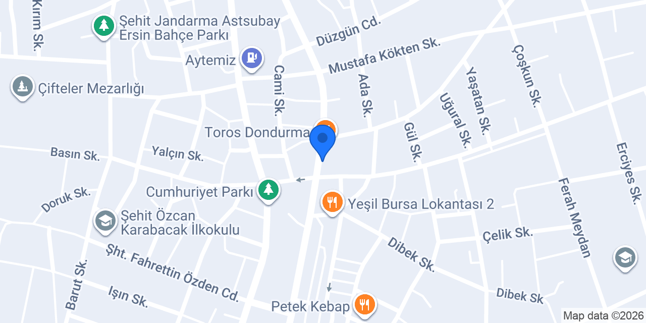 Fast-food Dünyası konumu