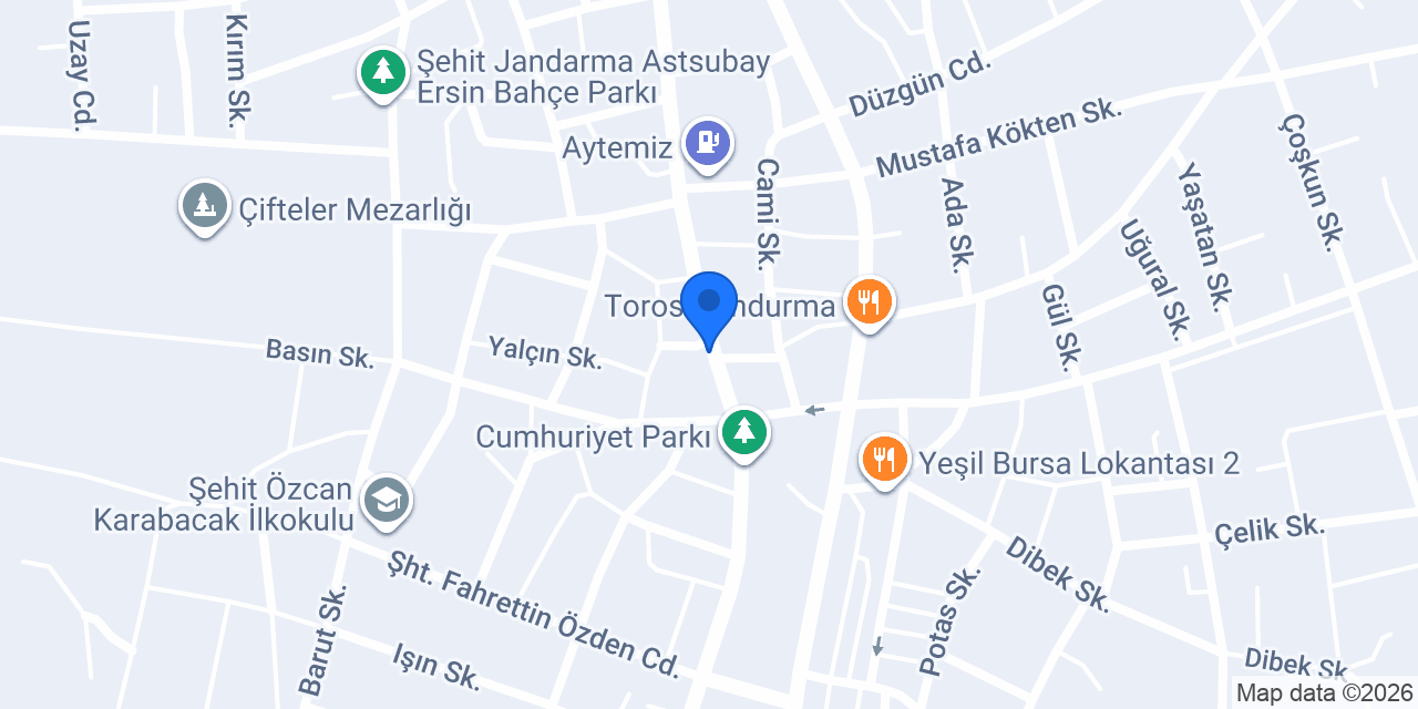 Meram Pide Lahmacun konumu