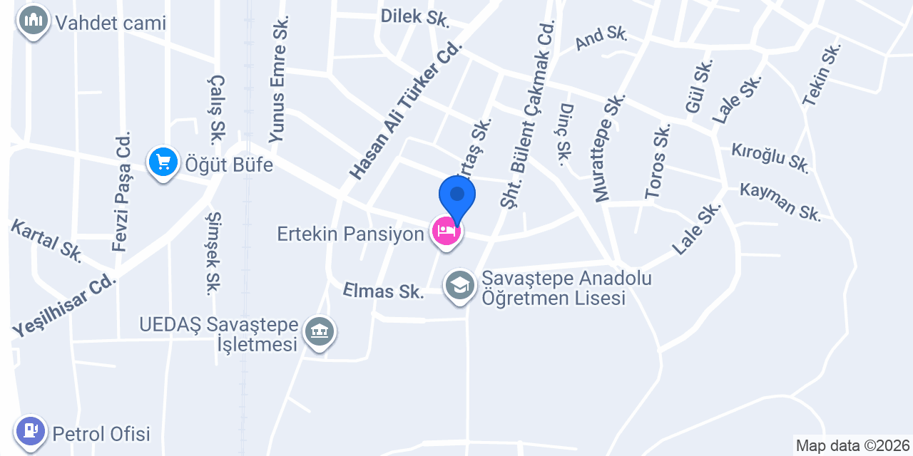 Karagözler konumu