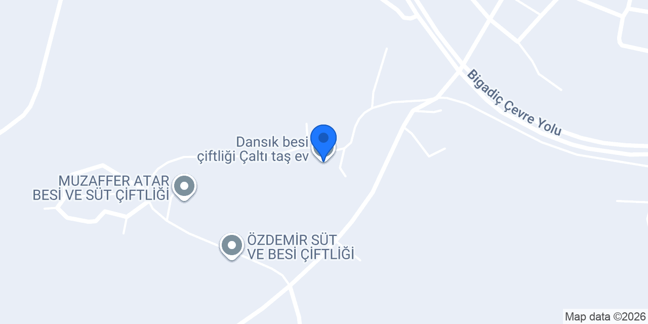 Dansık besi çiftliği Çaltı taş ev konumu