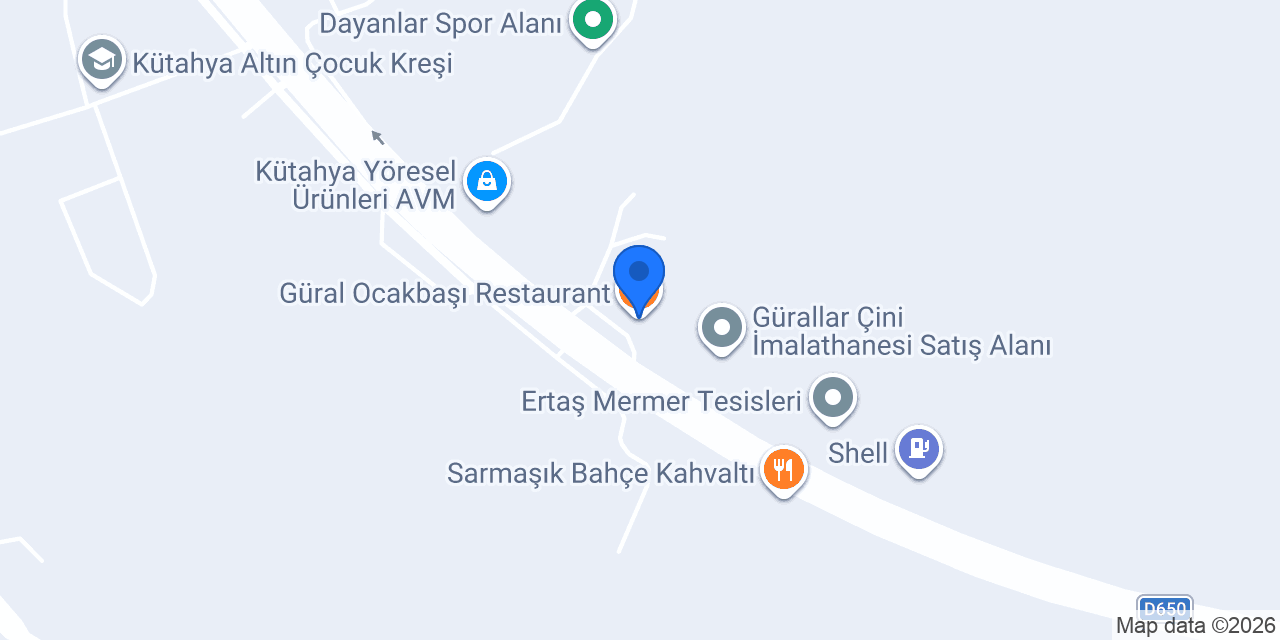 Güral Ocakbaşı Restaurant konumu