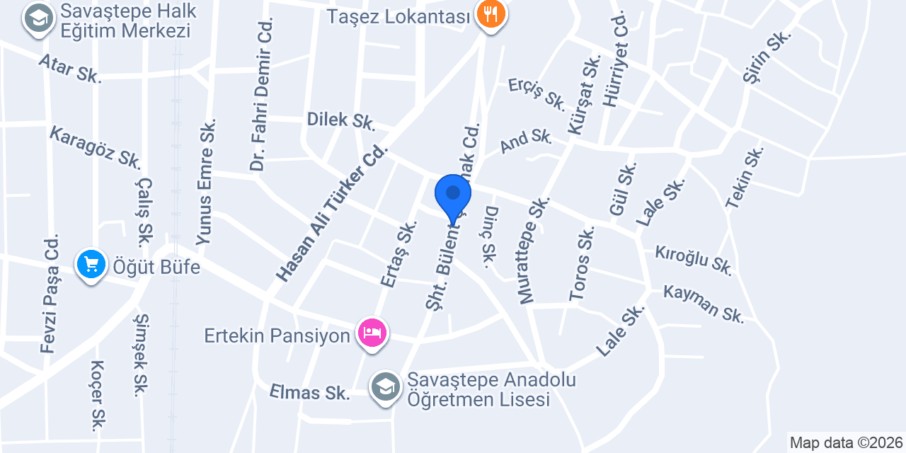 Has Ekmek Fırını konumu
