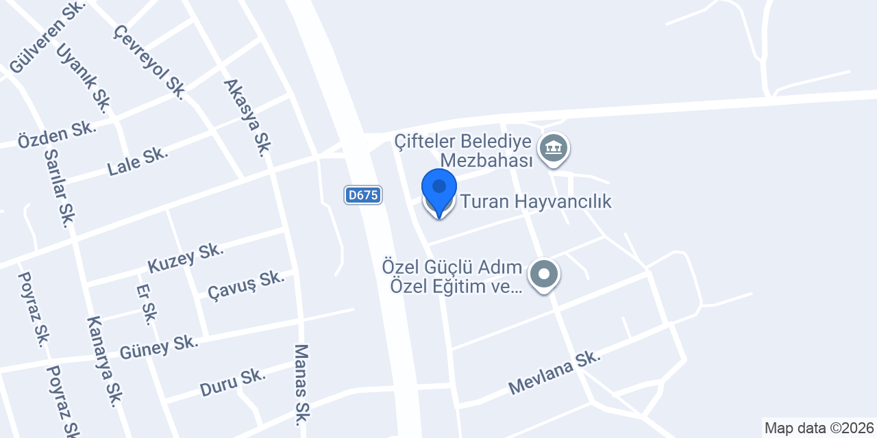 Turan Hayvancılık konumu