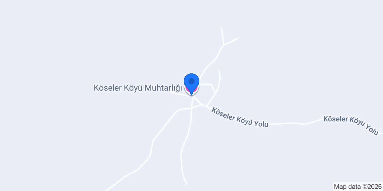 Köseler Köyü Muhtarlığı konumu