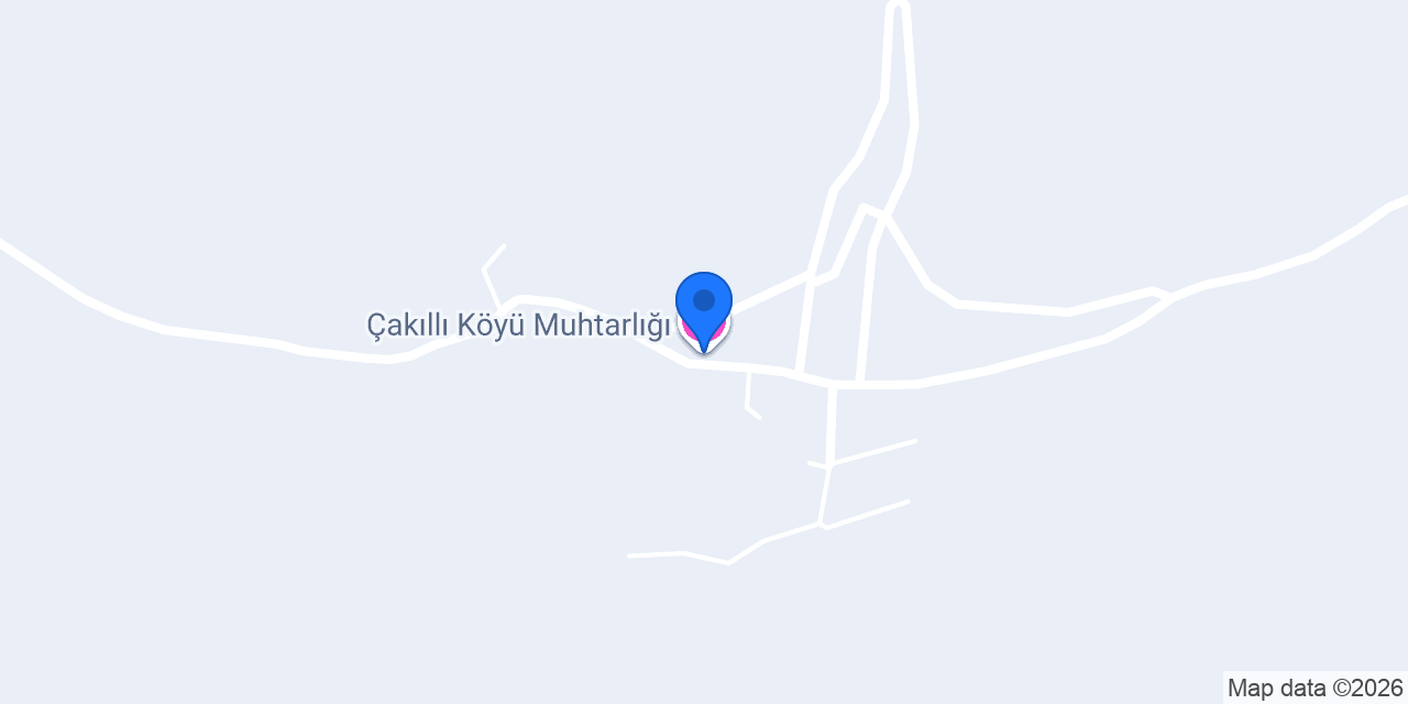 Çakıllı Köyü Muhtarlığı konumu