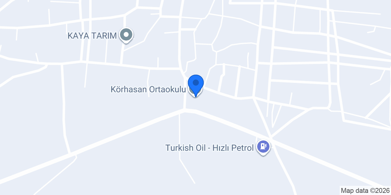 Körhasan Ortaokulu konumu