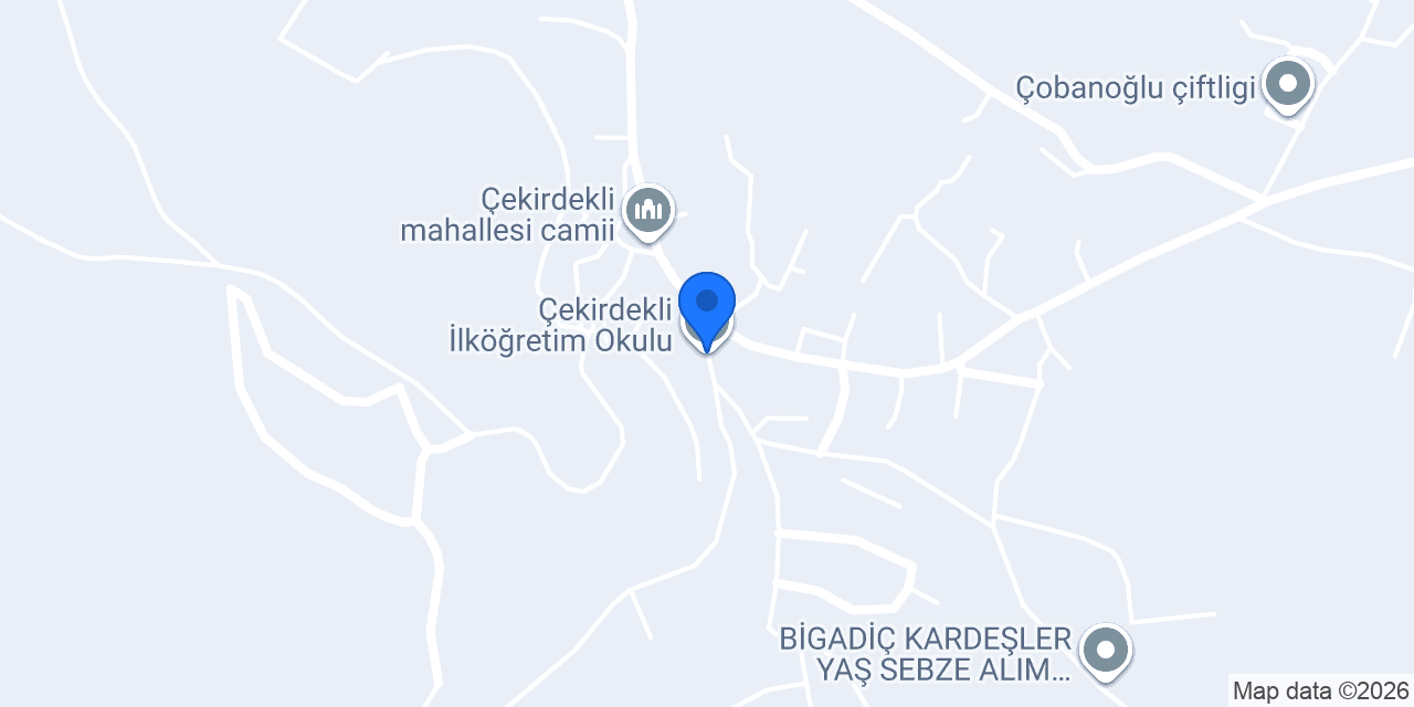 Çekirdekli İlköğretim Okulu konumu