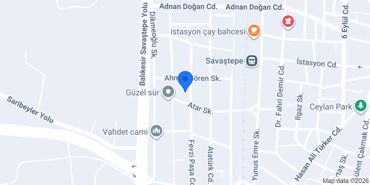 Savaştepe İlçe Halk Kütüphanesi konumu