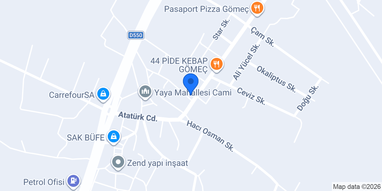 Körfez Montaj konumu