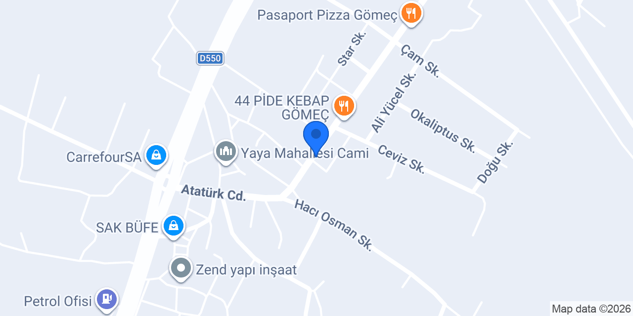 Zafer Elektrik konumu
