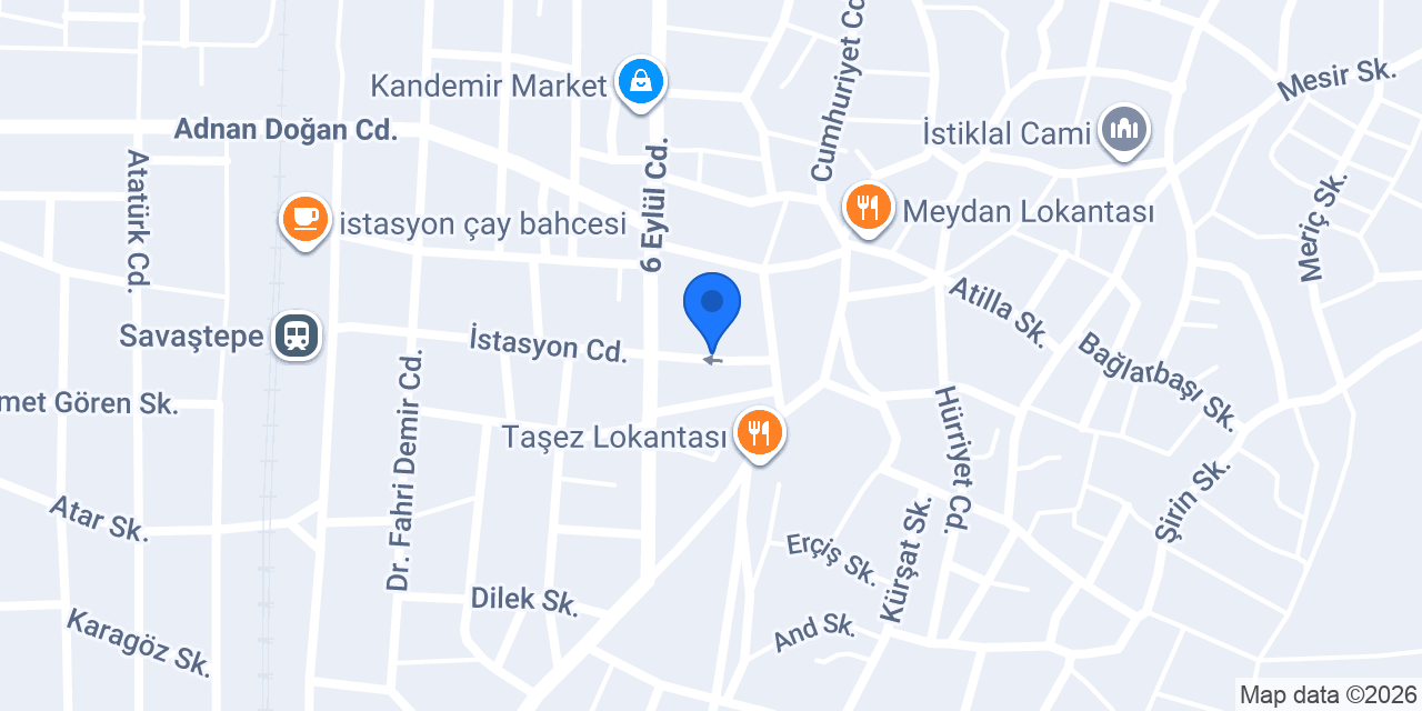 SAVAŞTEPE EVREN GÜNEŞ SİGORTA konumu