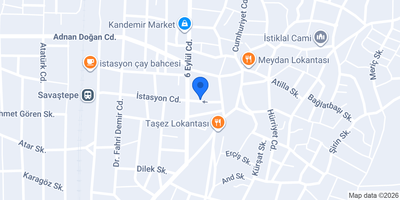 HALe'm Pastanesi konumu