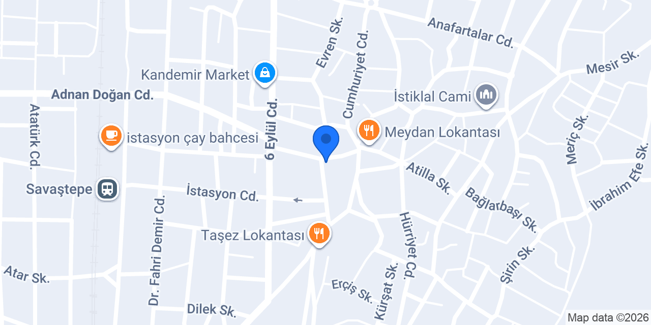 Savaştepe Oto Lastikçi konumu
