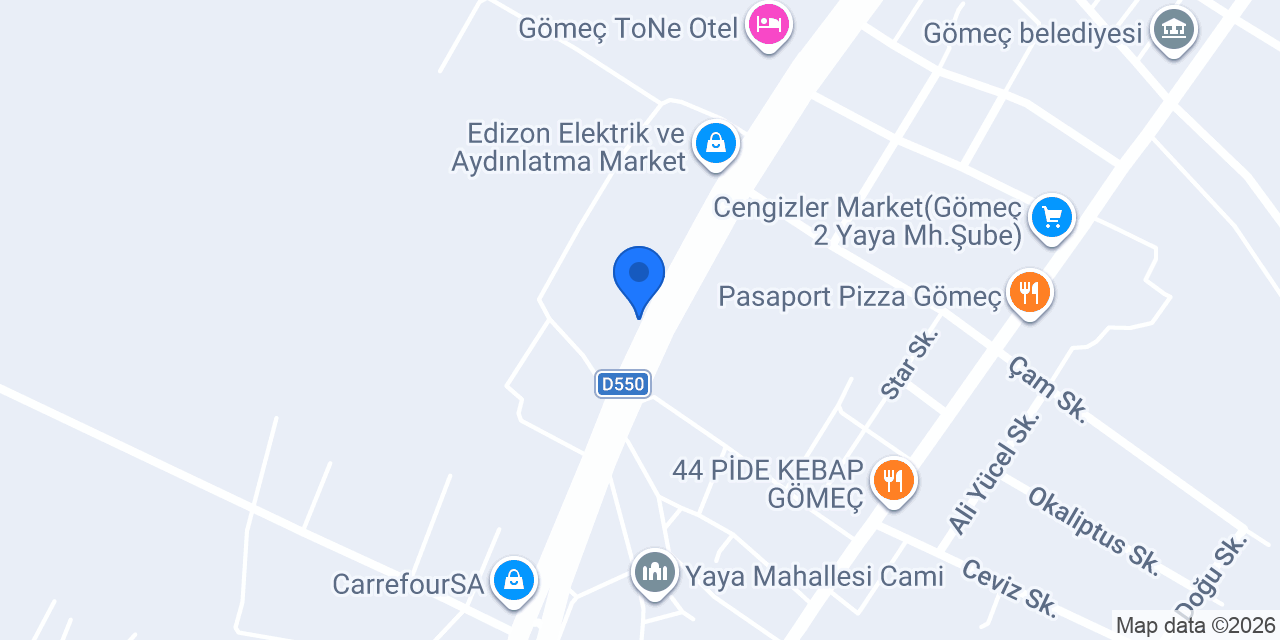 Ayna Mutfak konumu