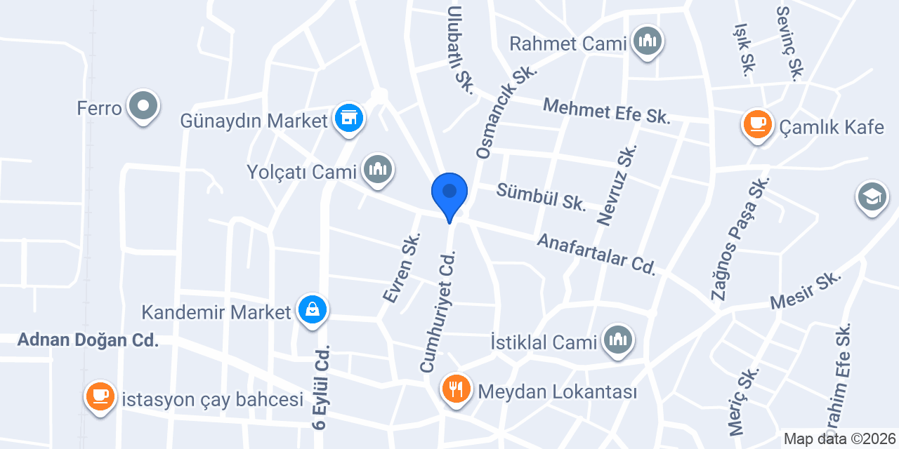Kandemir Market konumu