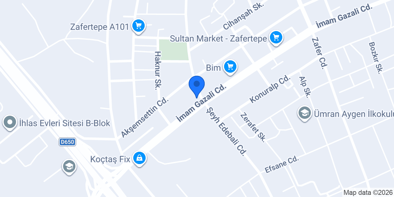 Sultan Market - İmam Gazali konumu