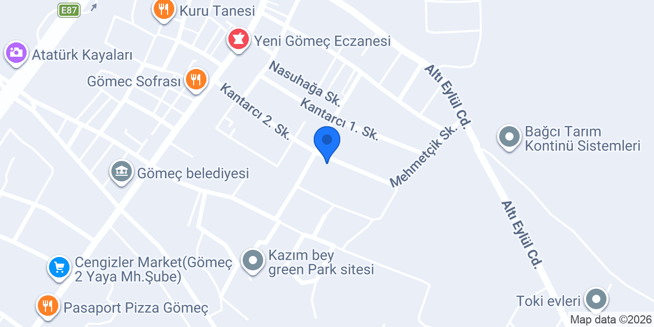 Seral butik konumu