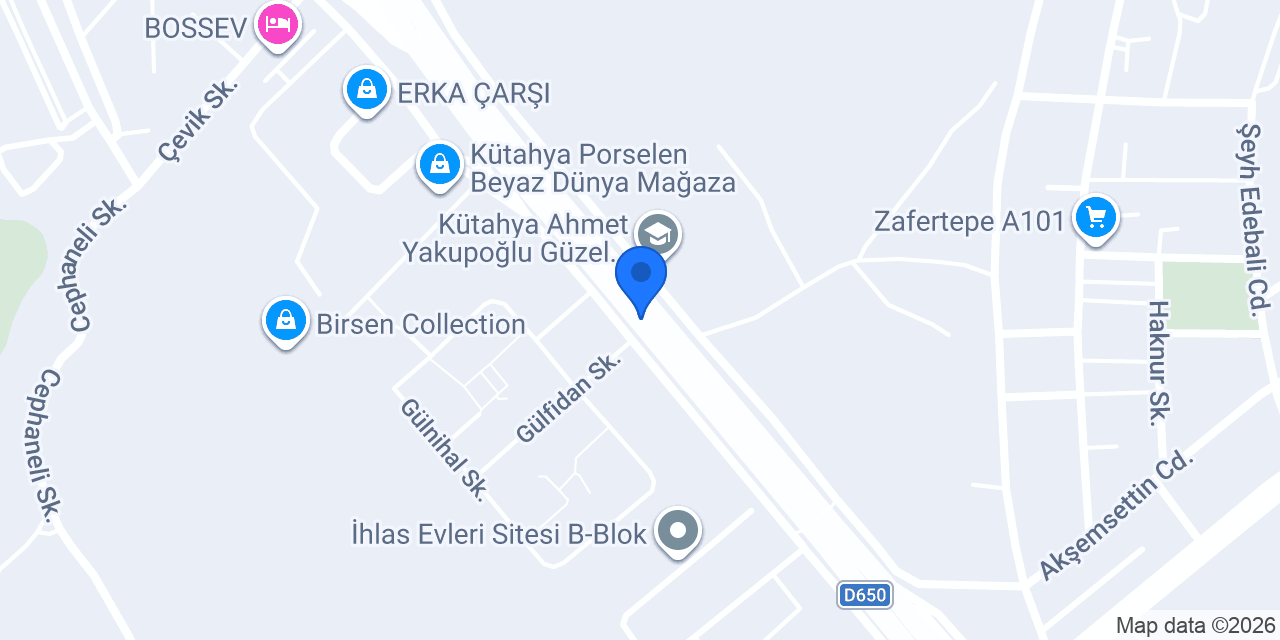 Aslanapa İlçe Müftülüğü konumu