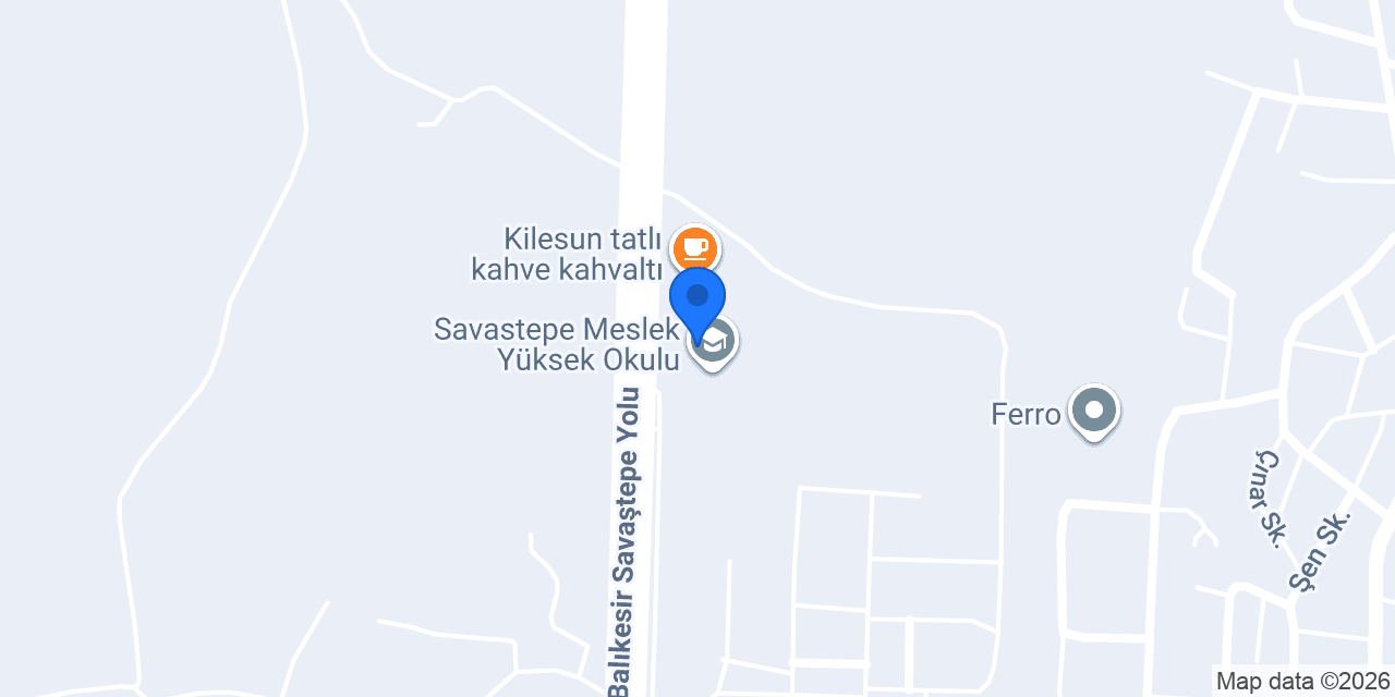 Savaştepe Devlet Hastanesi konumu