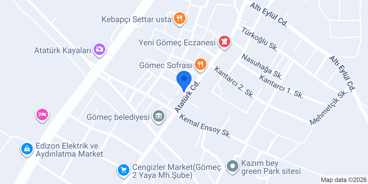 Gömeç Noterliği konumu