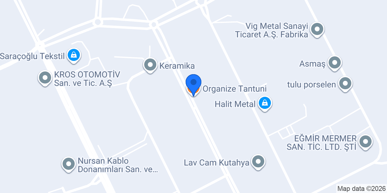 Organize Tantuni konumu