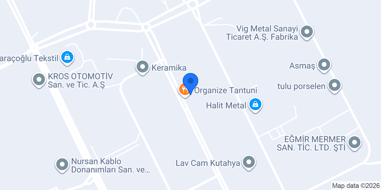 Arya Seramik konumu