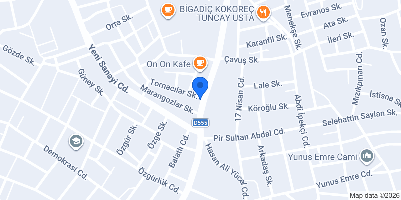 Kuaför Karagedik konumu