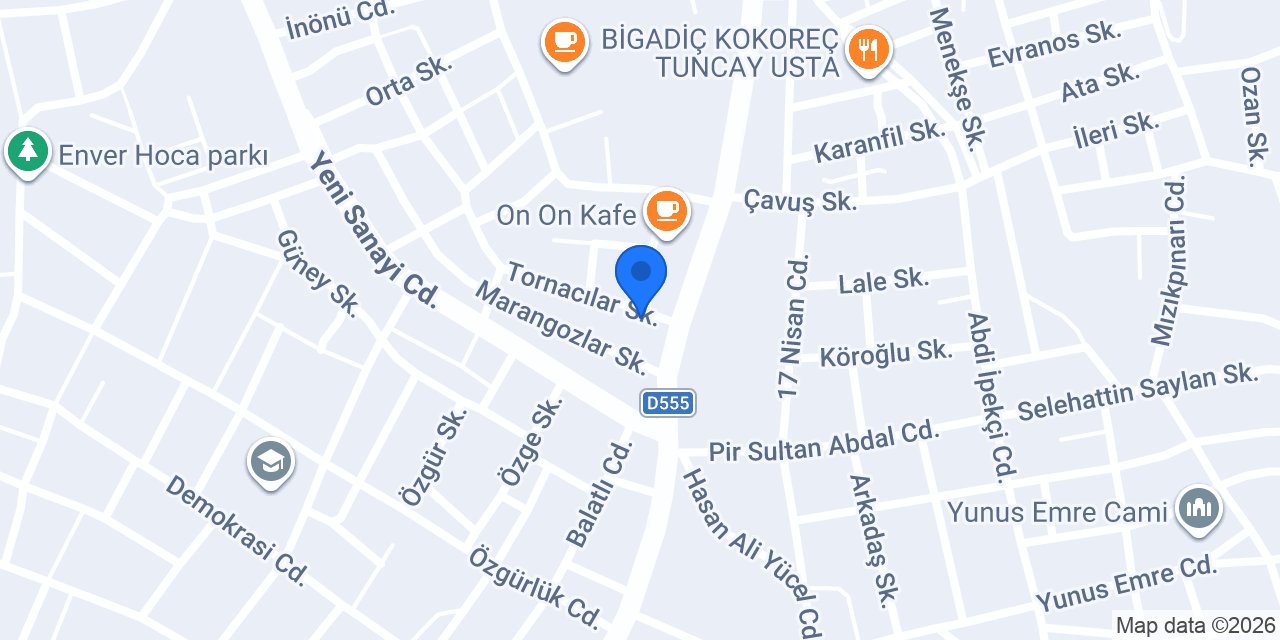 Bigadiç Kaymakamlığı konumu