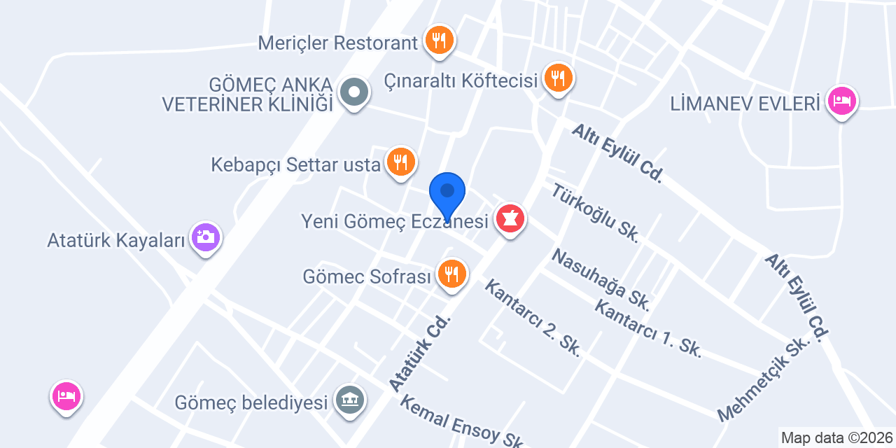 Sigortacı sigorta Gömeç şubesi konumu