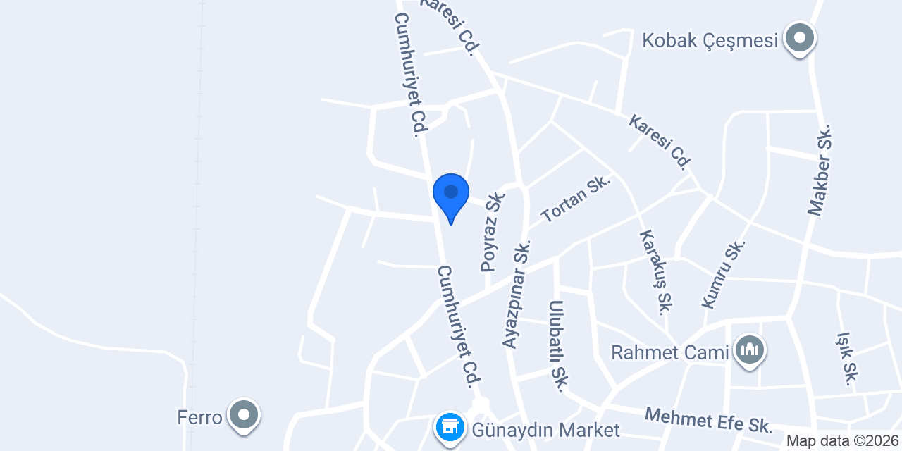 Özel Utku Dil Akademi konumu