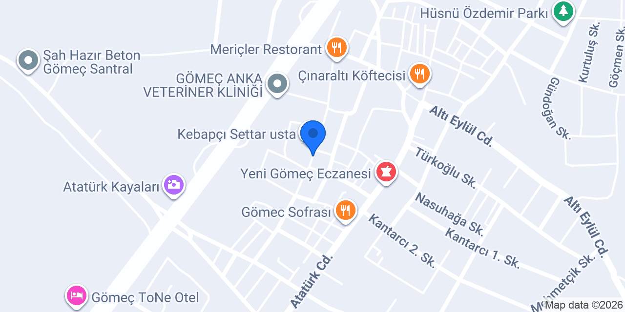 Kebapçı Settar usta konumu