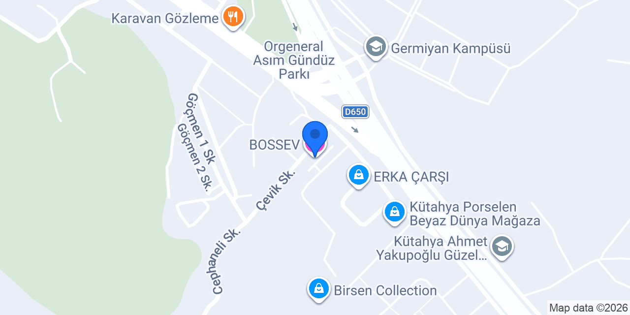 BOSSEV konumu