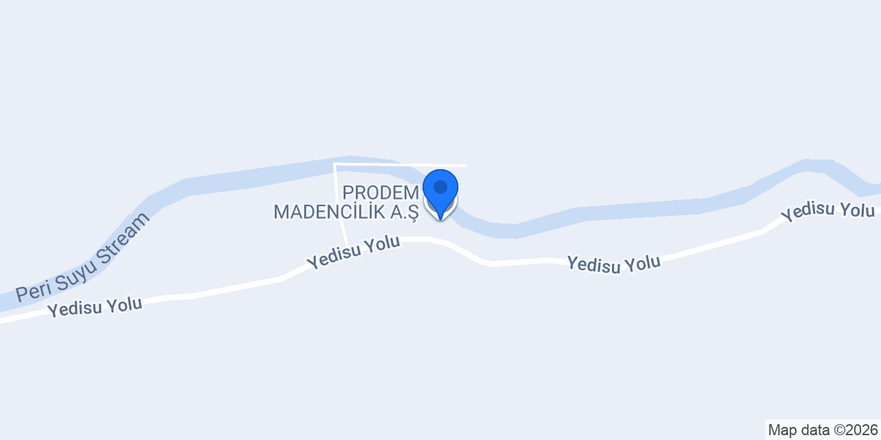 PRODEM MADENCİLİK A.Ş konumu