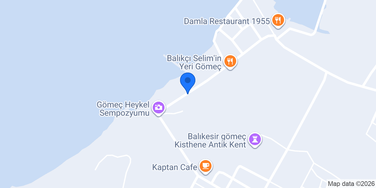 Gökçe Balık Evi konumu
