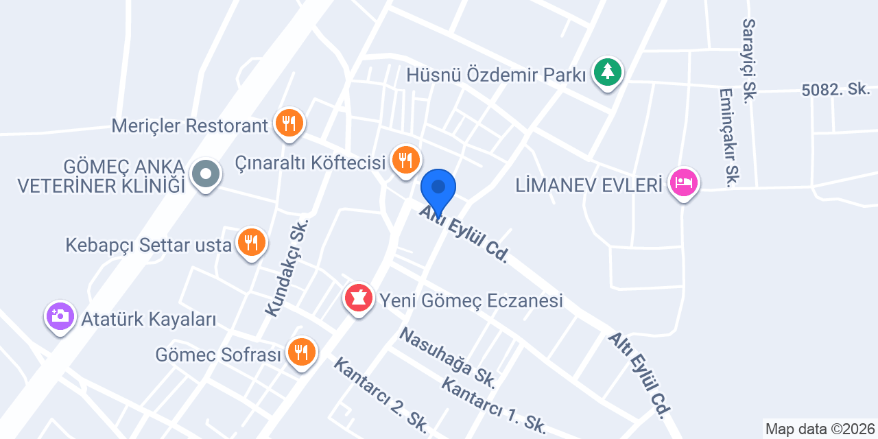 GÖMEÇ TAKSİ DURAĞI konumu