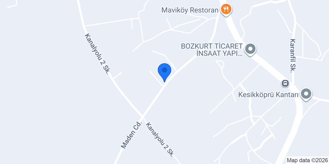 Kesikköprü Demir Kaynak Atölyesi konumu