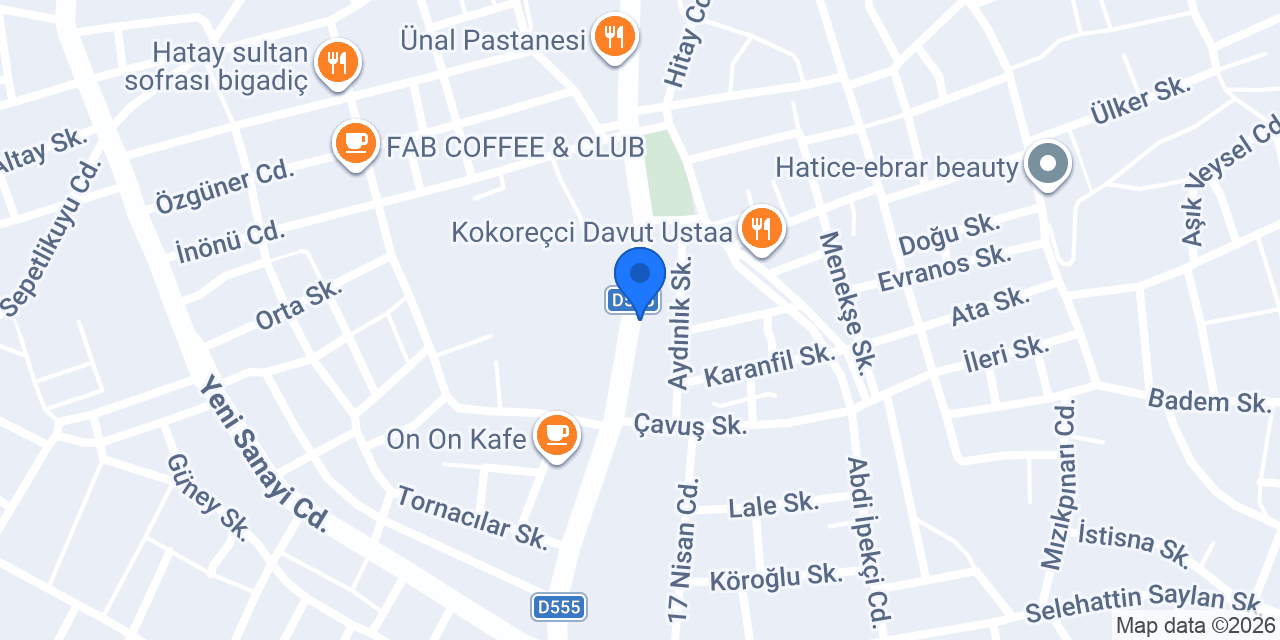 Begonvil Cafe konumu